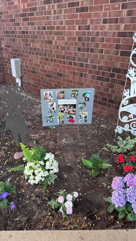 Growing with peers flower garden