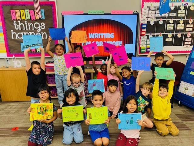 Ms. Auld and Ms. Fulkerson's class sharing their writing!