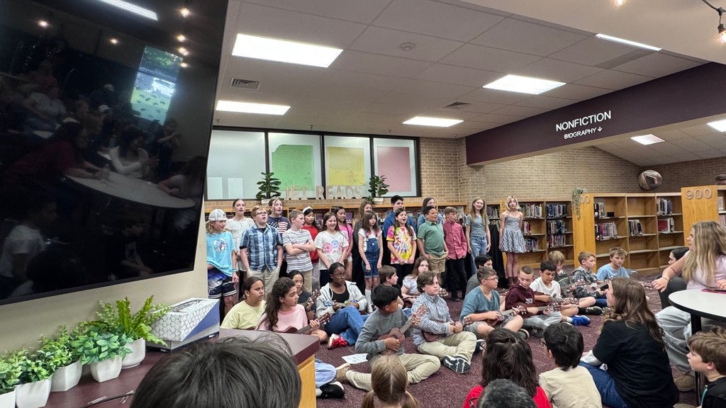 vocal students singing at the celebration of learning