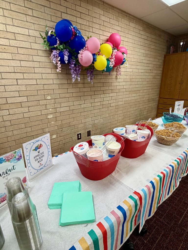 parfait ingredients for Teacher Appreciation