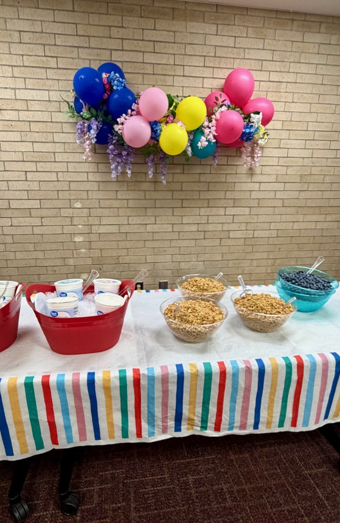 parfait ingredients for Teacher Appreciation