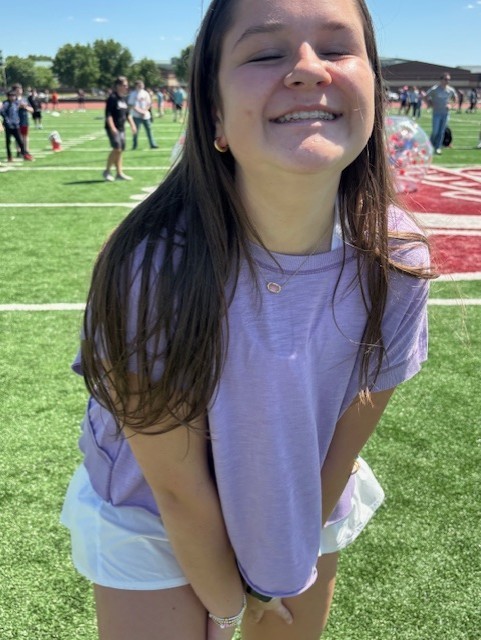 student smiling 