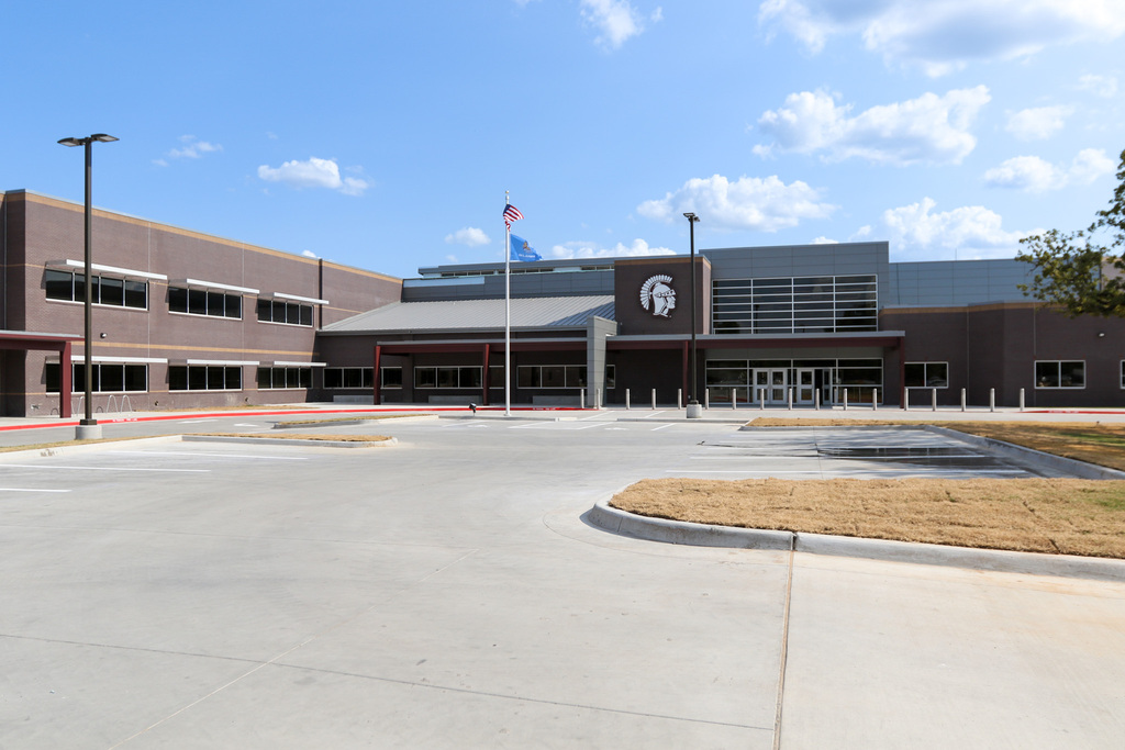 exterior photo of the front of the freshman academy
