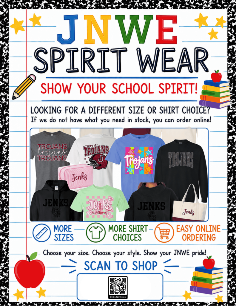 Jenks Northwest Spirit Wear