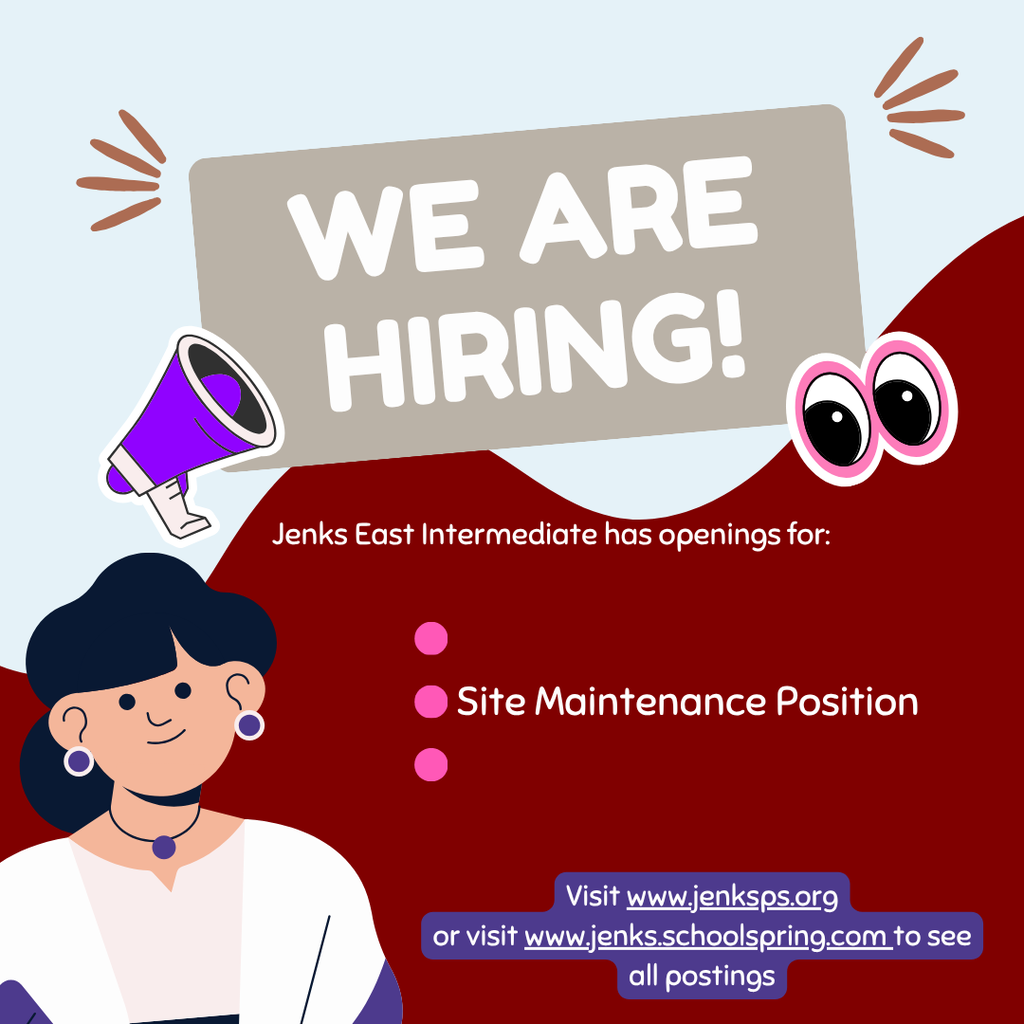 site maintenance position flyer