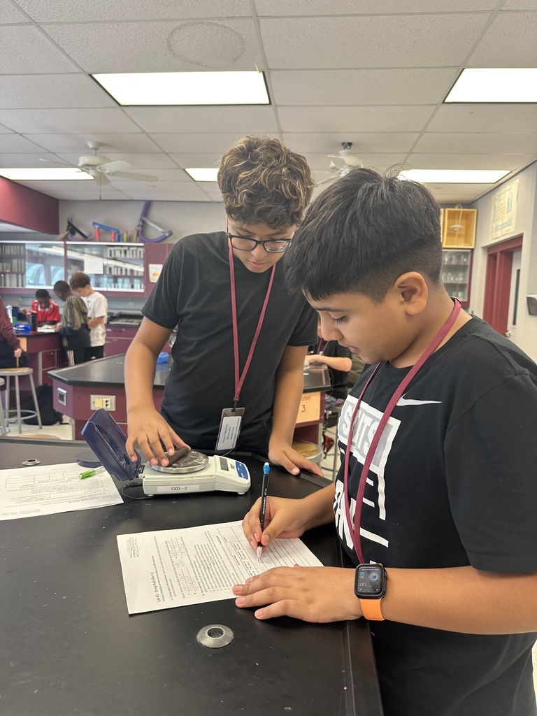 students working together of styrofoam experiment