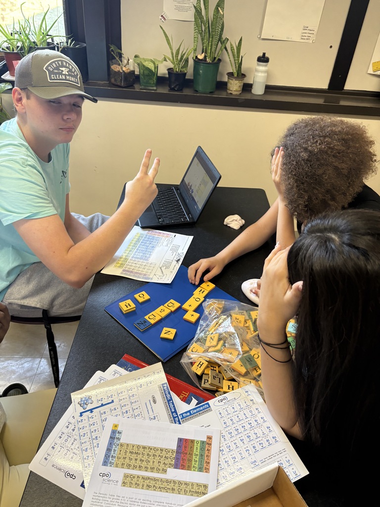 Students studying