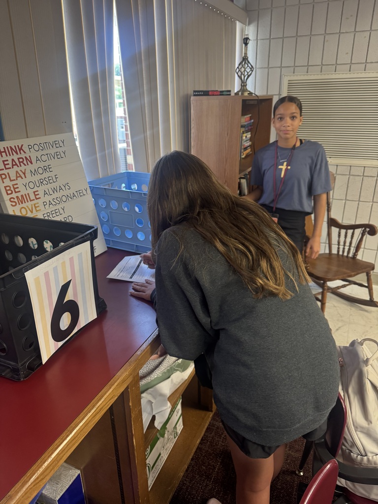 students working a grammar scavenger hunt