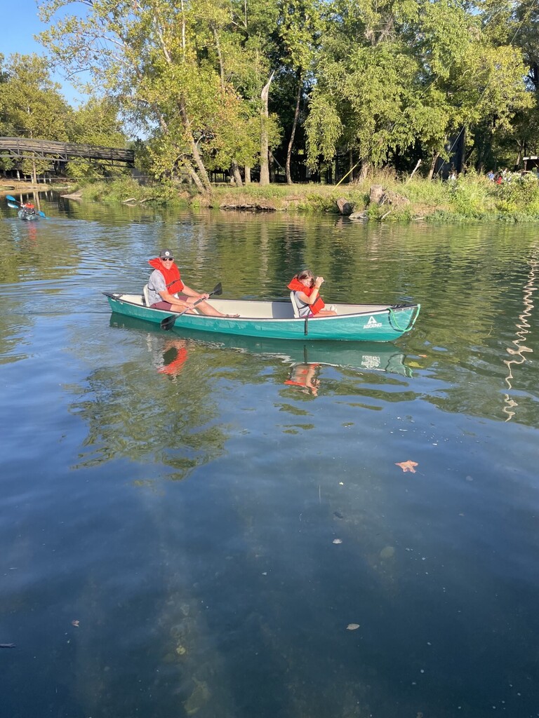 student and volunteer at jenks wild