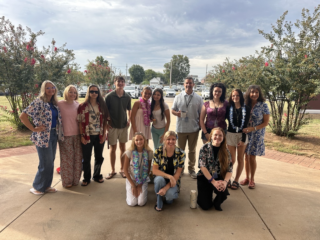 a group shot of tropical themed clothing