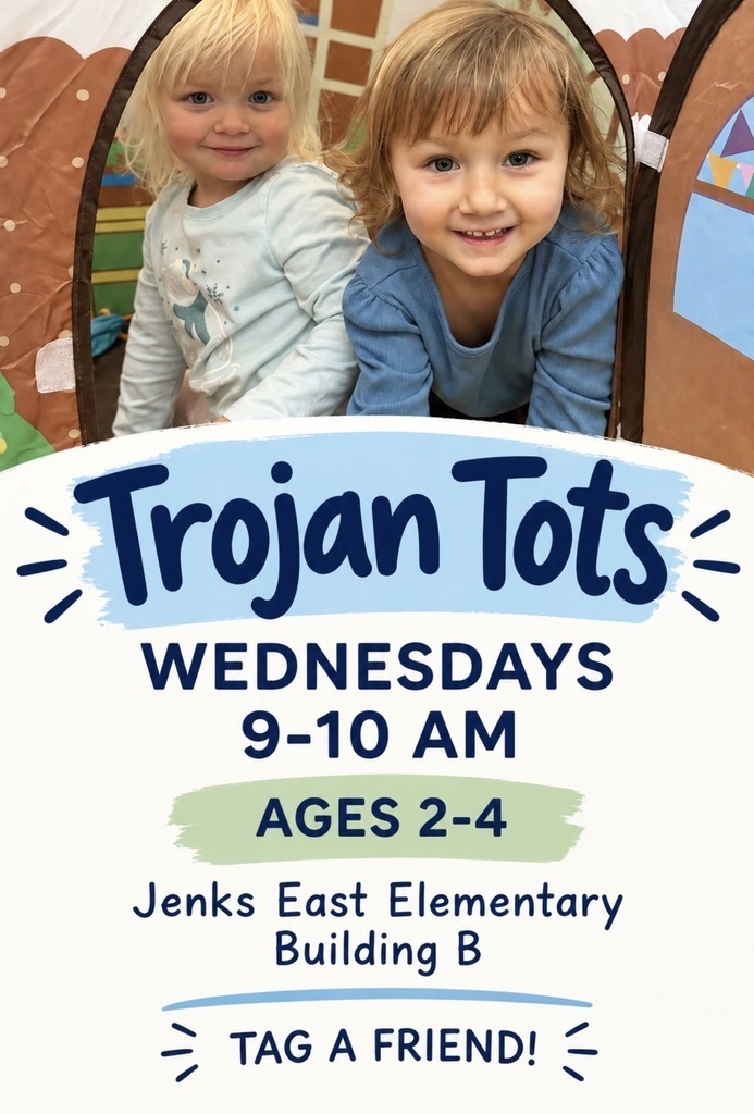 Trojan Tots meets Wednesdays from 9-10 am