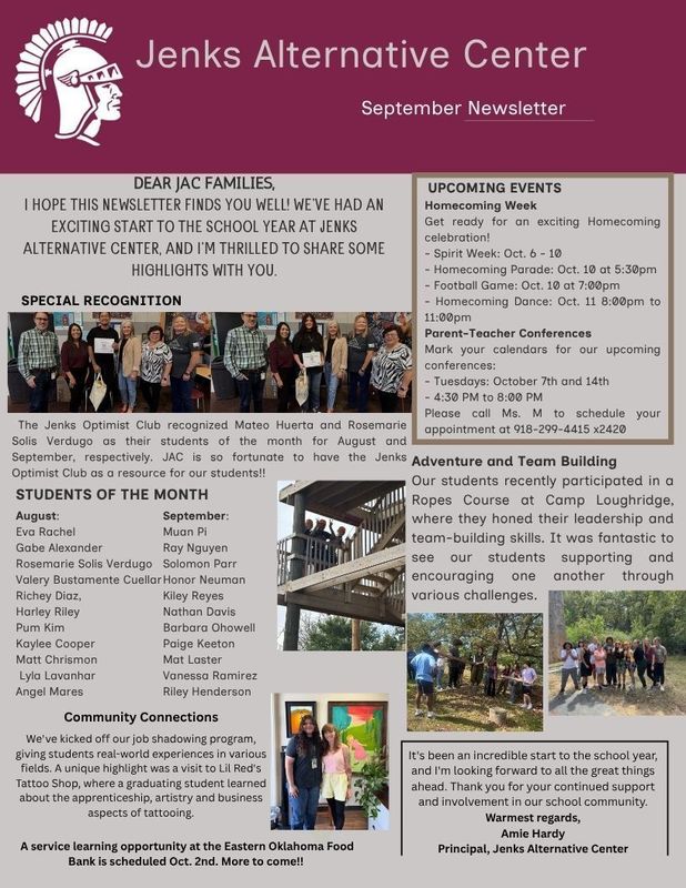 an image of the newsletter