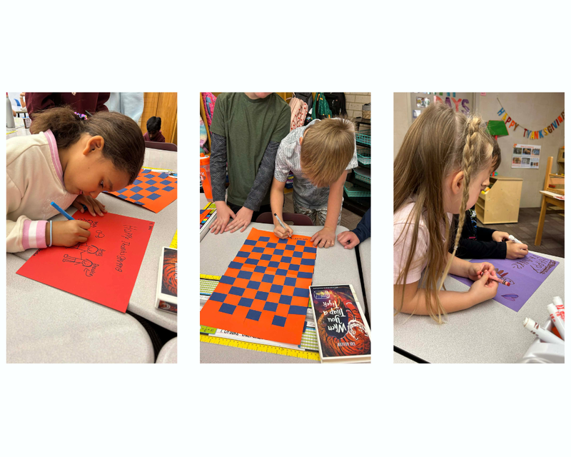 Students working on projects