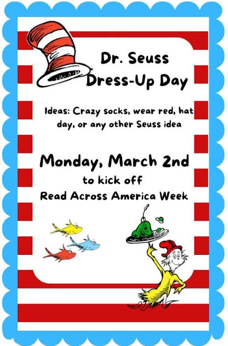 East Elementary Dr. Seuss Dress-Up Day