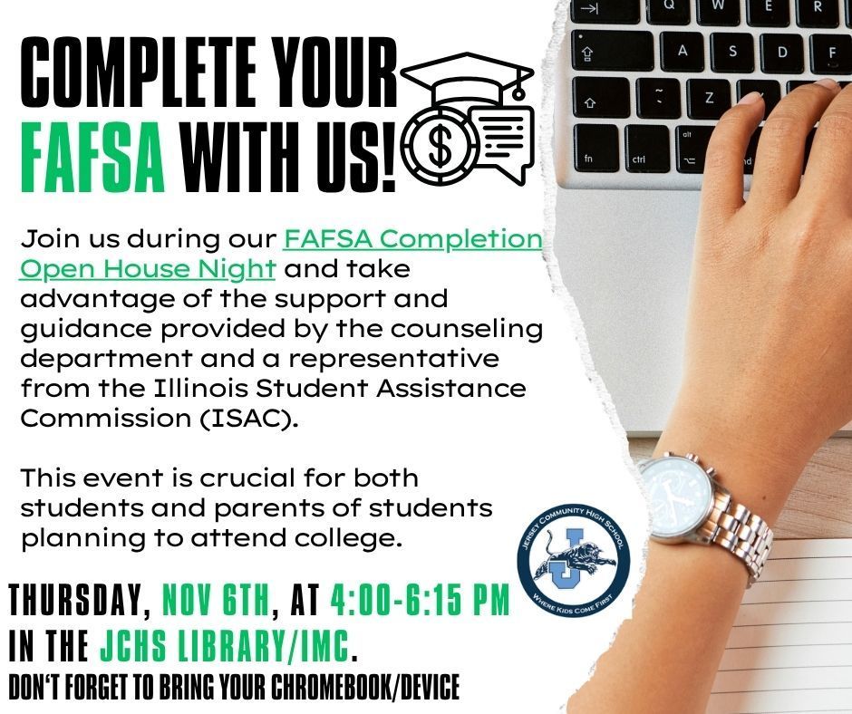 FAFSA Completion Night, Novermber 6th!