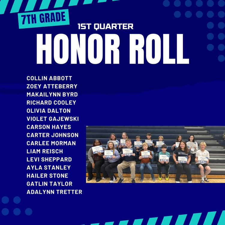 7th grade Honor Roll