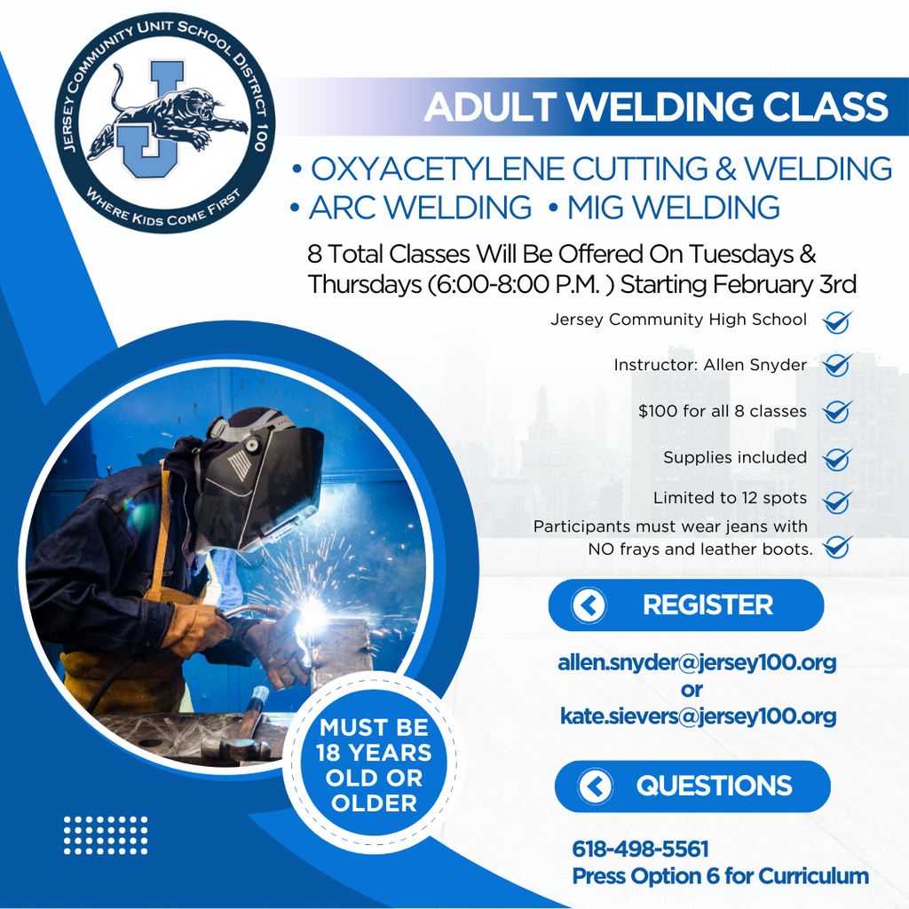 Adult Welding Class 2026