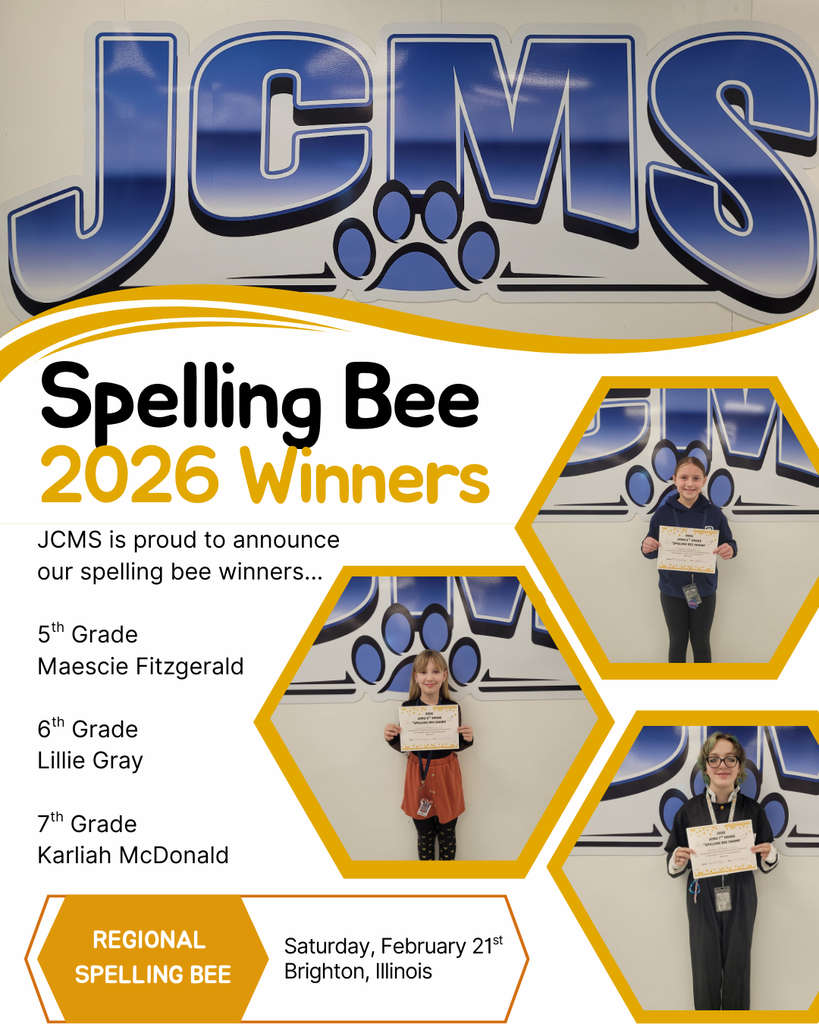 JCMS Spelling Bee 2026 Winners