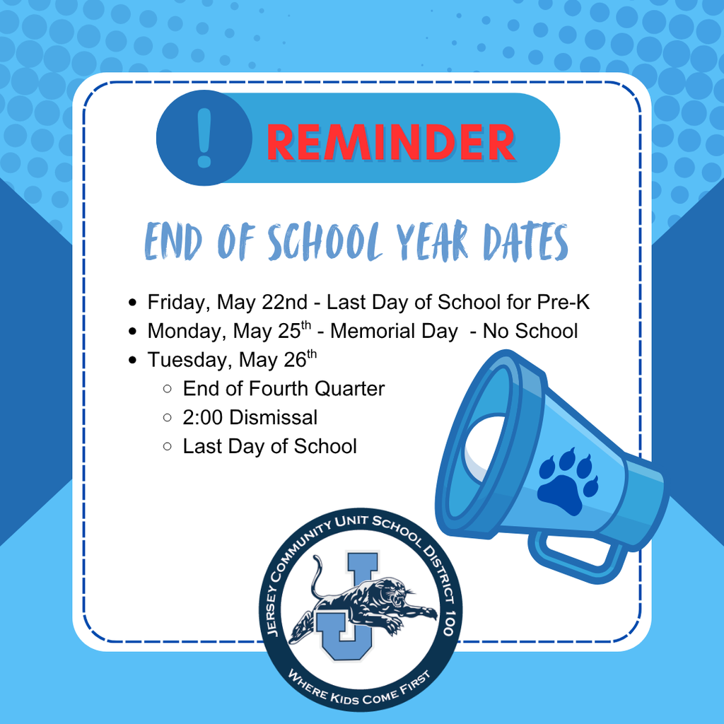 End of School Year Dates