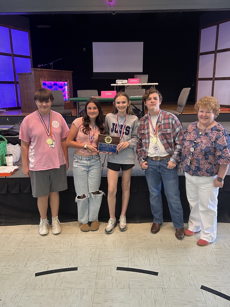 8th Grade Olympiad 1st place team