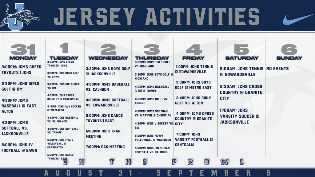 jersey activities
