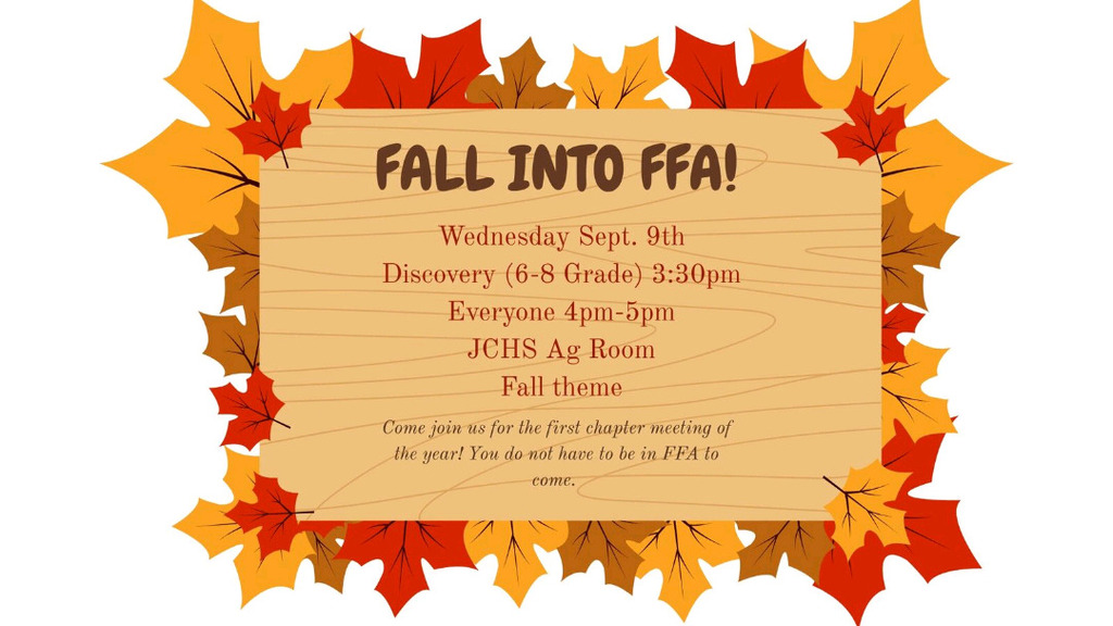Fall Into FFA!