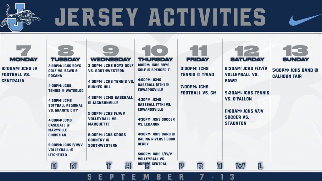 jersey activities