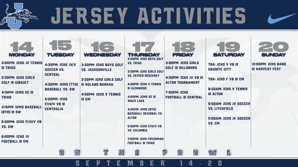jersey activities