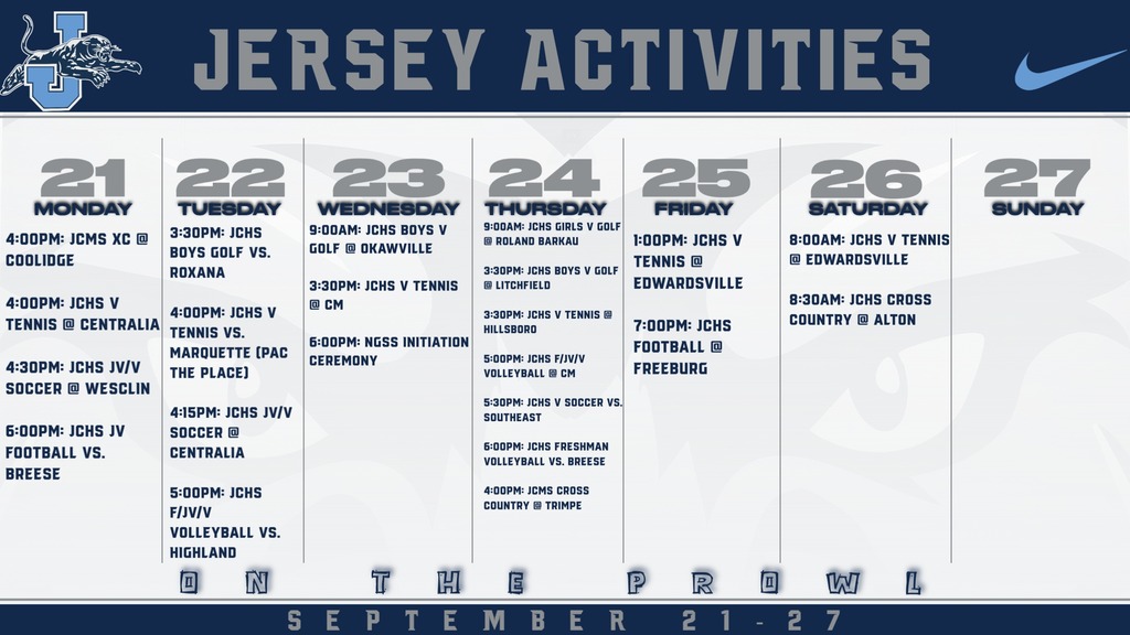 jersey activities