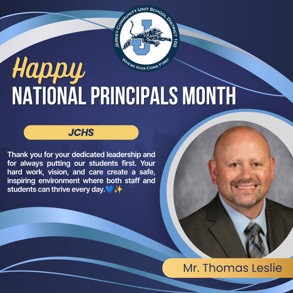 National Principals Month - Mr. Leslie