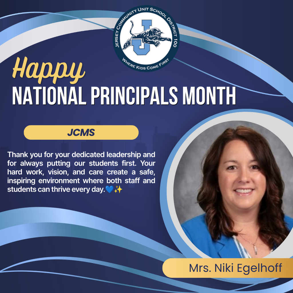 National Principals Month  - Mrs. Egelhoff