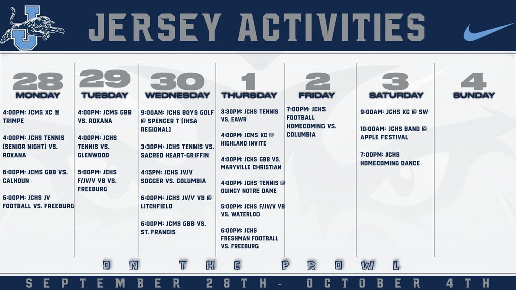jersey activities
