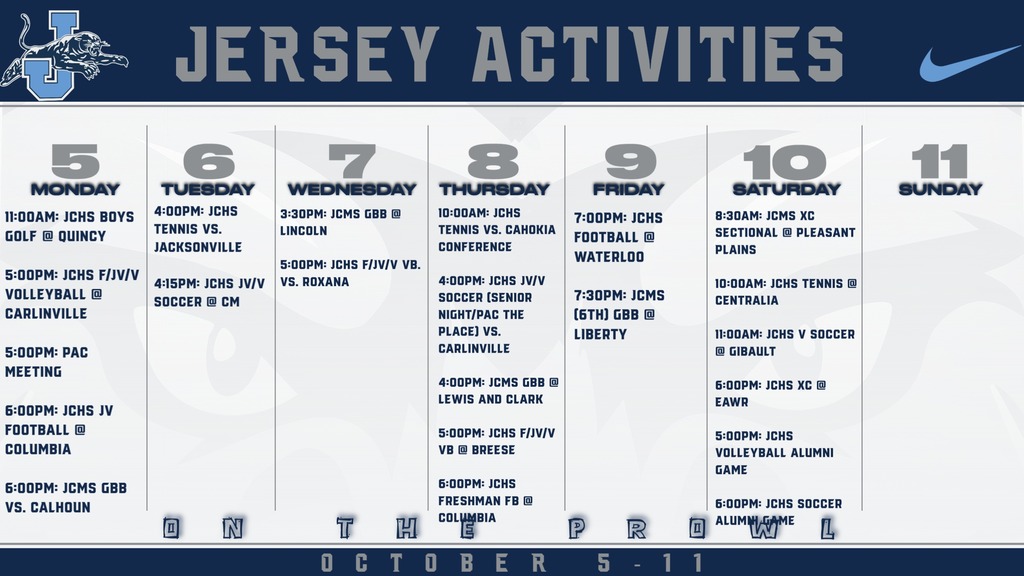 jersey activities