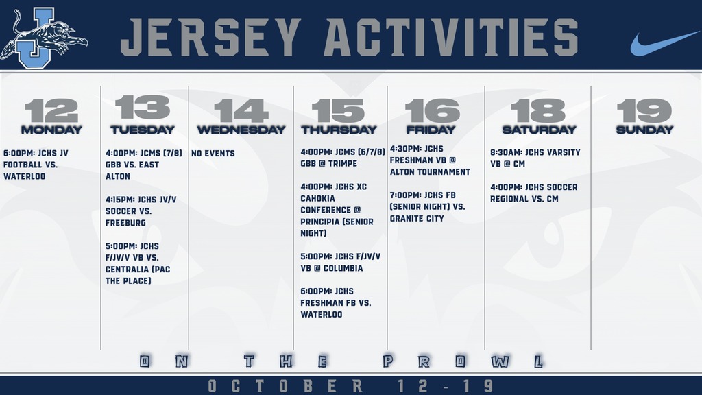 jersey activities