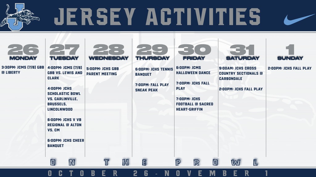 jersey activities