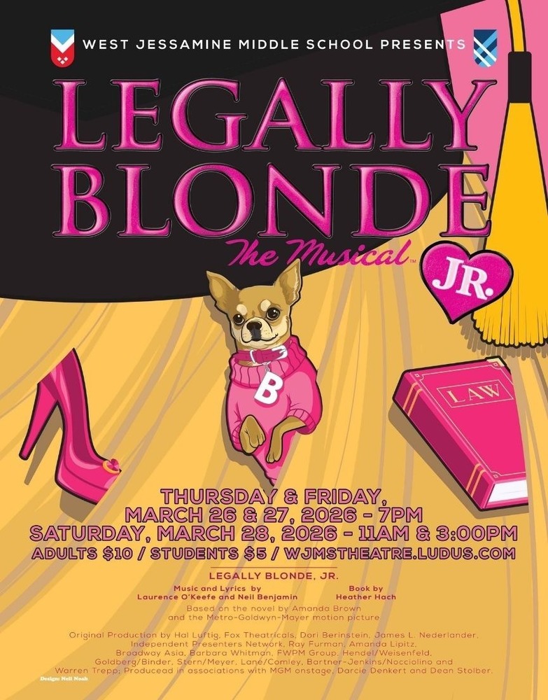West Jessamine Middle School presents Legally Blonde, Jr.