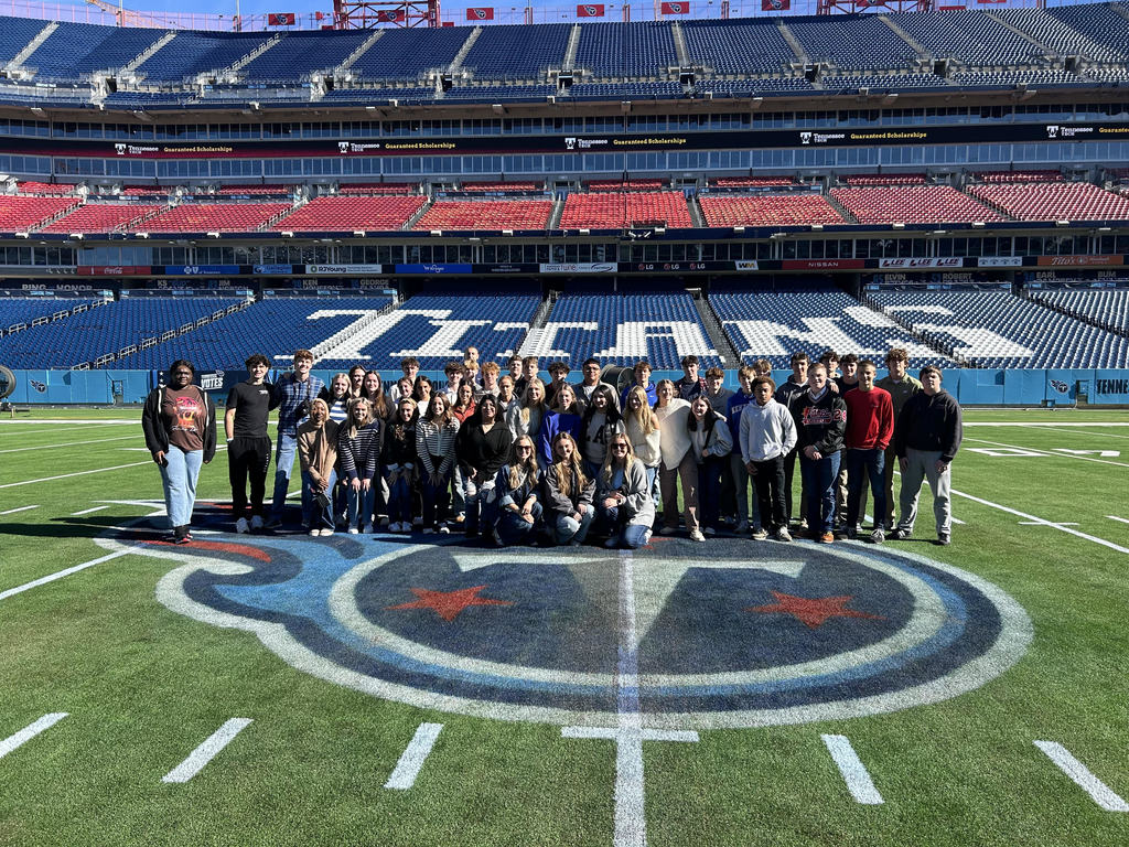 JCTC marketing students at Titan Stadium