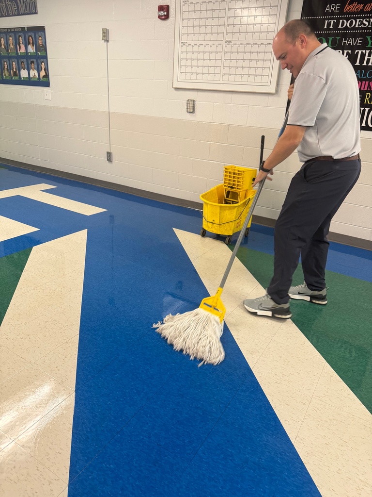 EJHS principal mopping