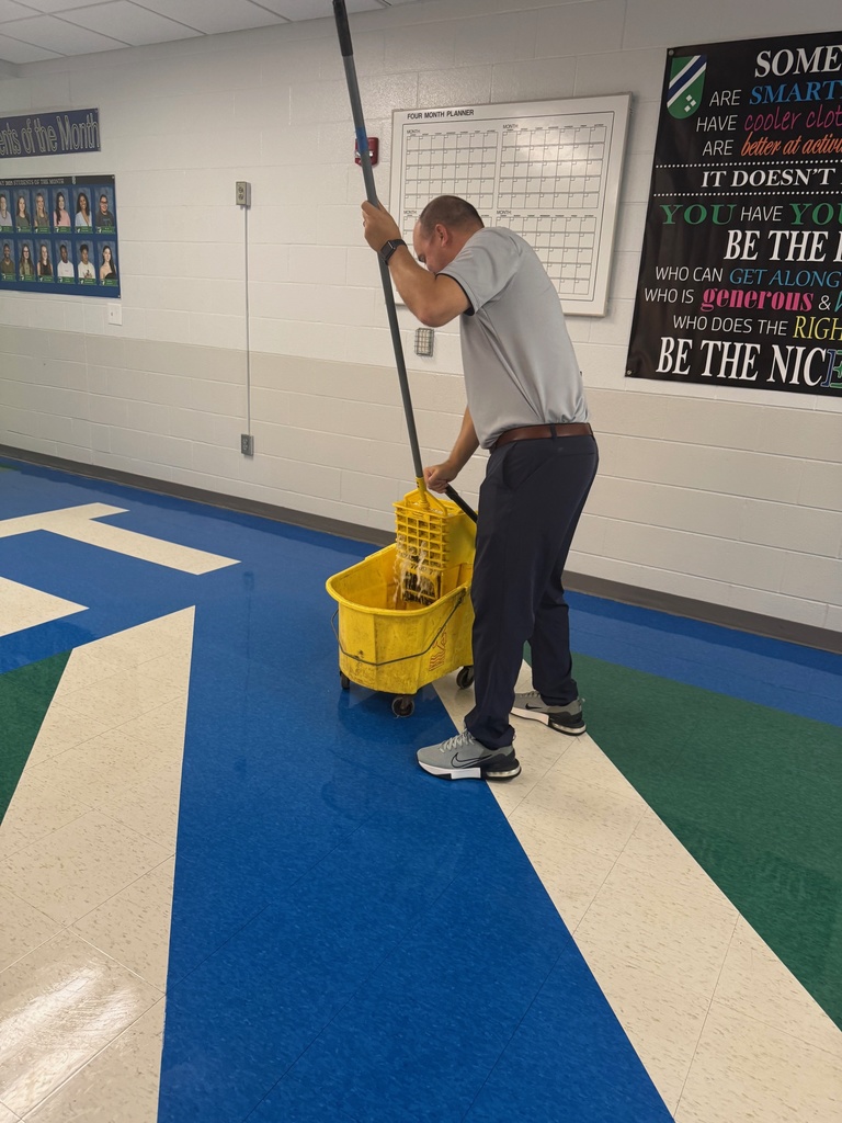 EJHS principal mopping
