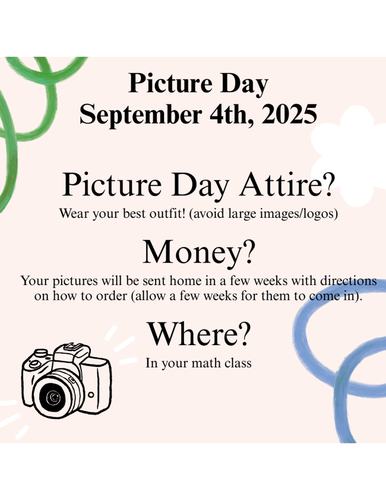 Picture Day Info