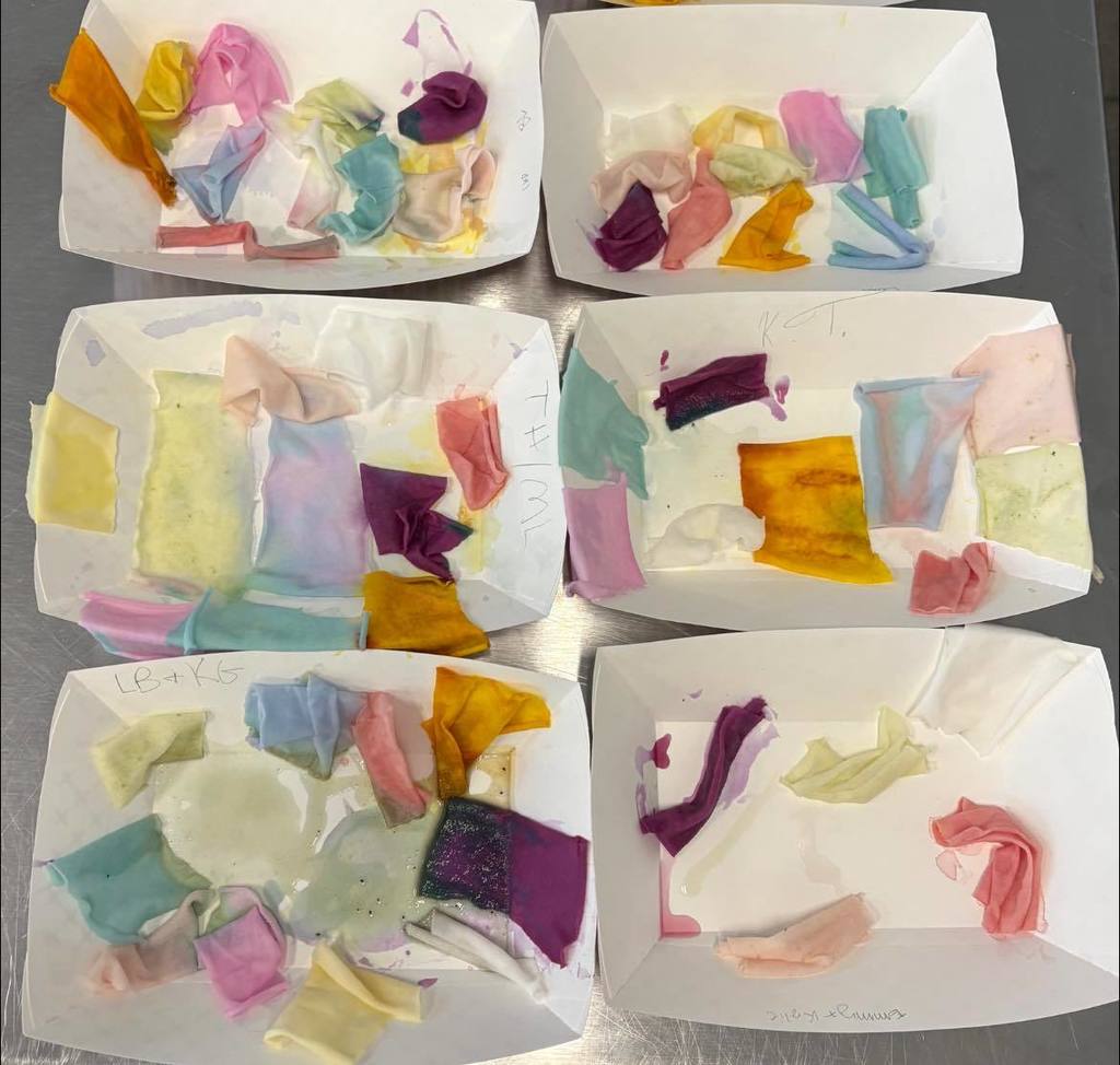 JCTC dyed fabrics for family and consumer science class