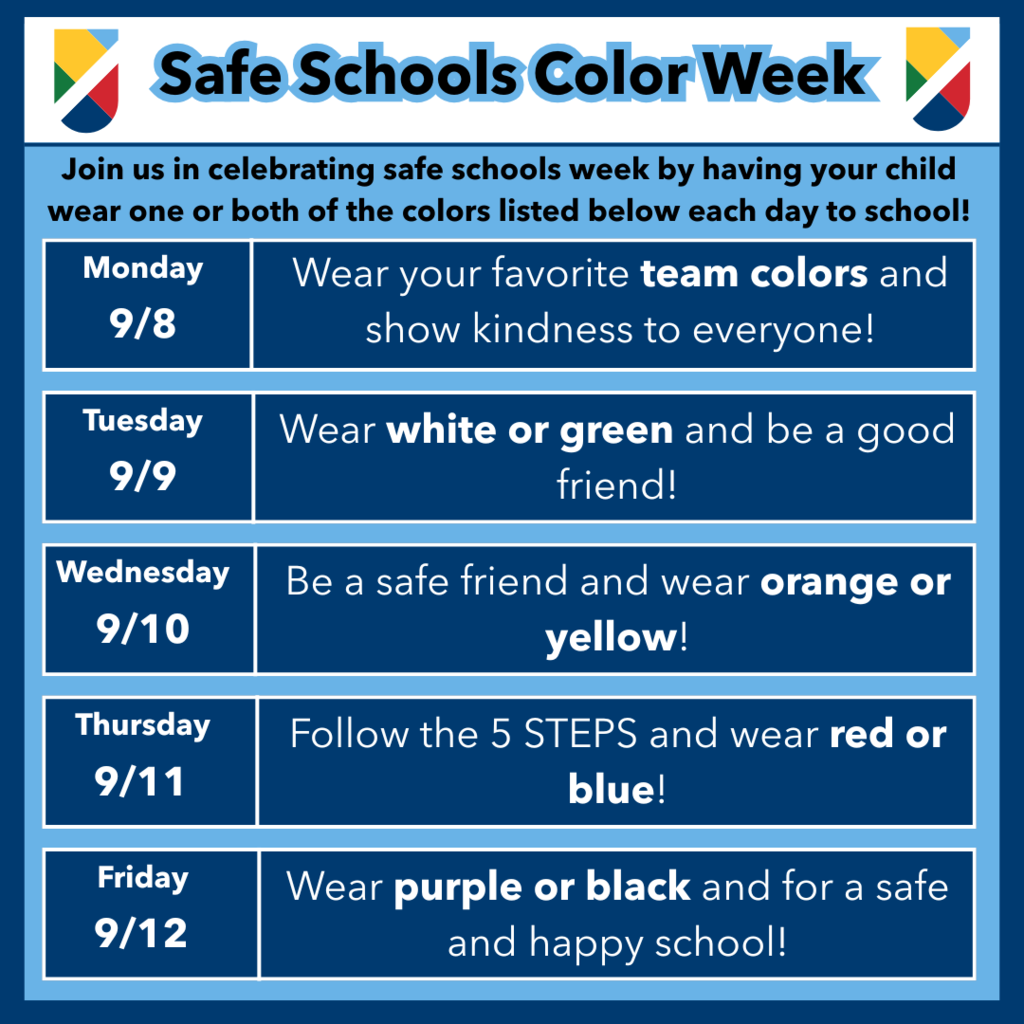 Safe Schools Color Week