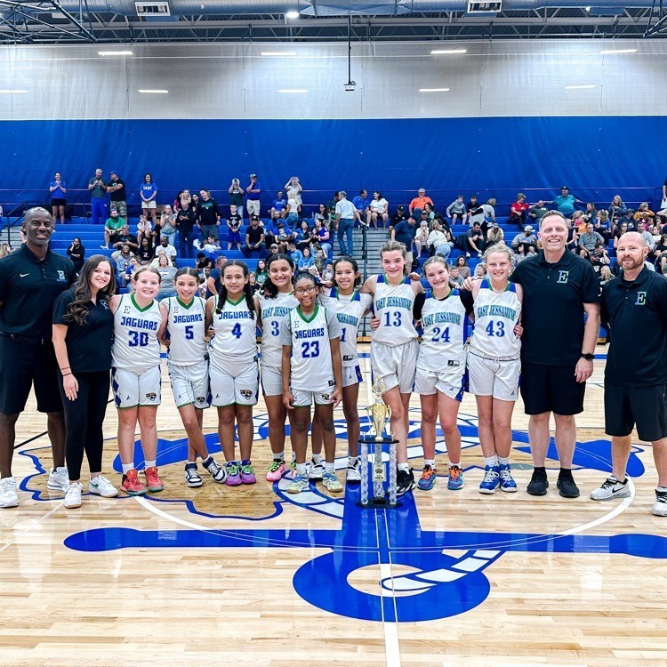 EJMS lady Jags basketball 6th grad