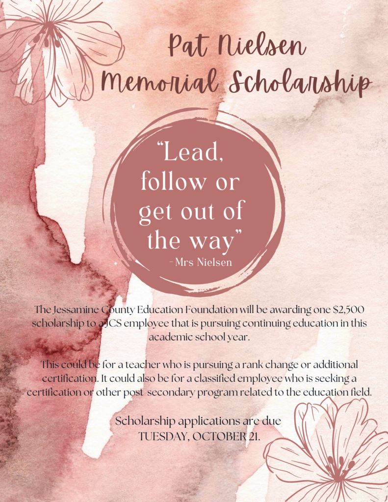 Pat Nielsen scholarship