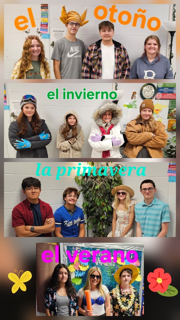 4th annual Spanish 1 seasons fashion show! 