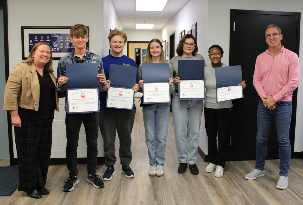 WJHS College Board Recognition students