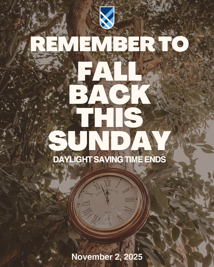 Daylight saving time ends on Sunday