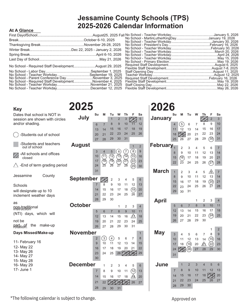 School this Friday is in 