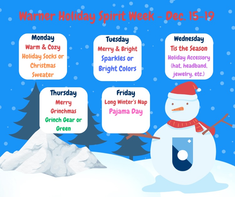 Holiday Spirit Week