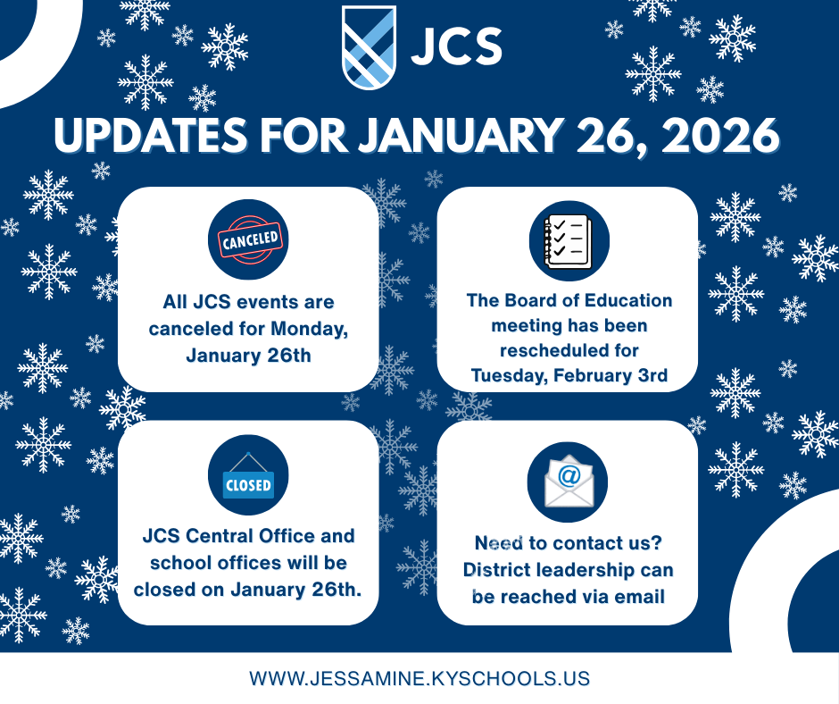 All JCS events canceled Jan 26, 2026